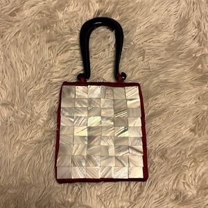 VTG Vietnamese Abalone shell tiny hang-bag